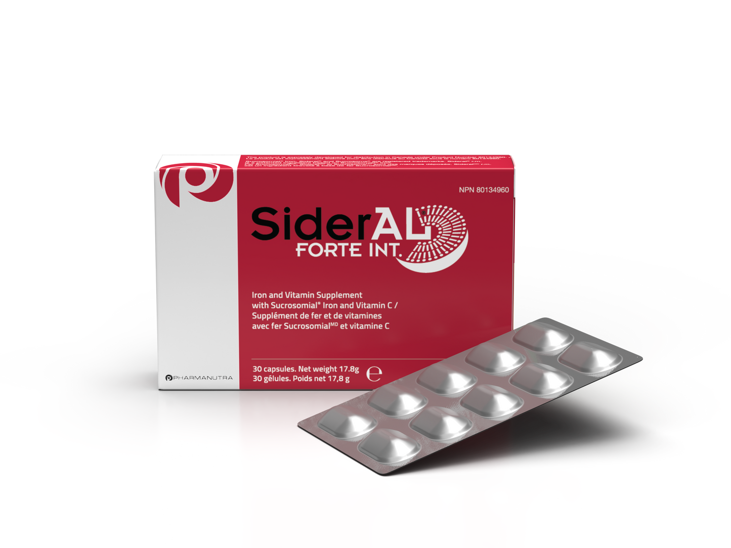 Value Pack - SiderAL® FORTE INT. 3- Full packs of 30 capsules (3 full boxes)- 5% discount