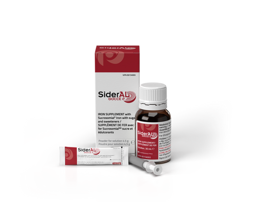 SiderAL® GOCCE P Pediatric Drop Formulation 4.5g - Promotional Pricing for Two Packages