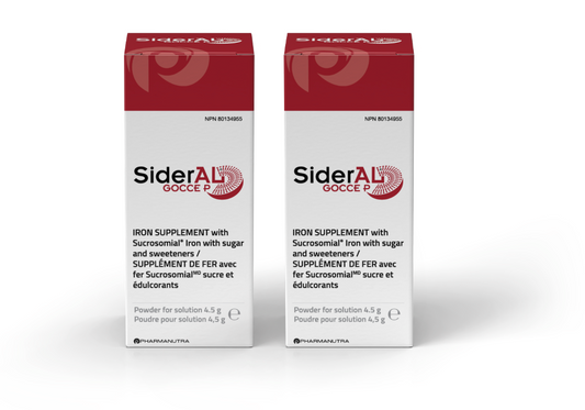 SiderAL® GOCCE P Pediatric Drop Formulation 4.5g - Promotional Pricing for Two Packages